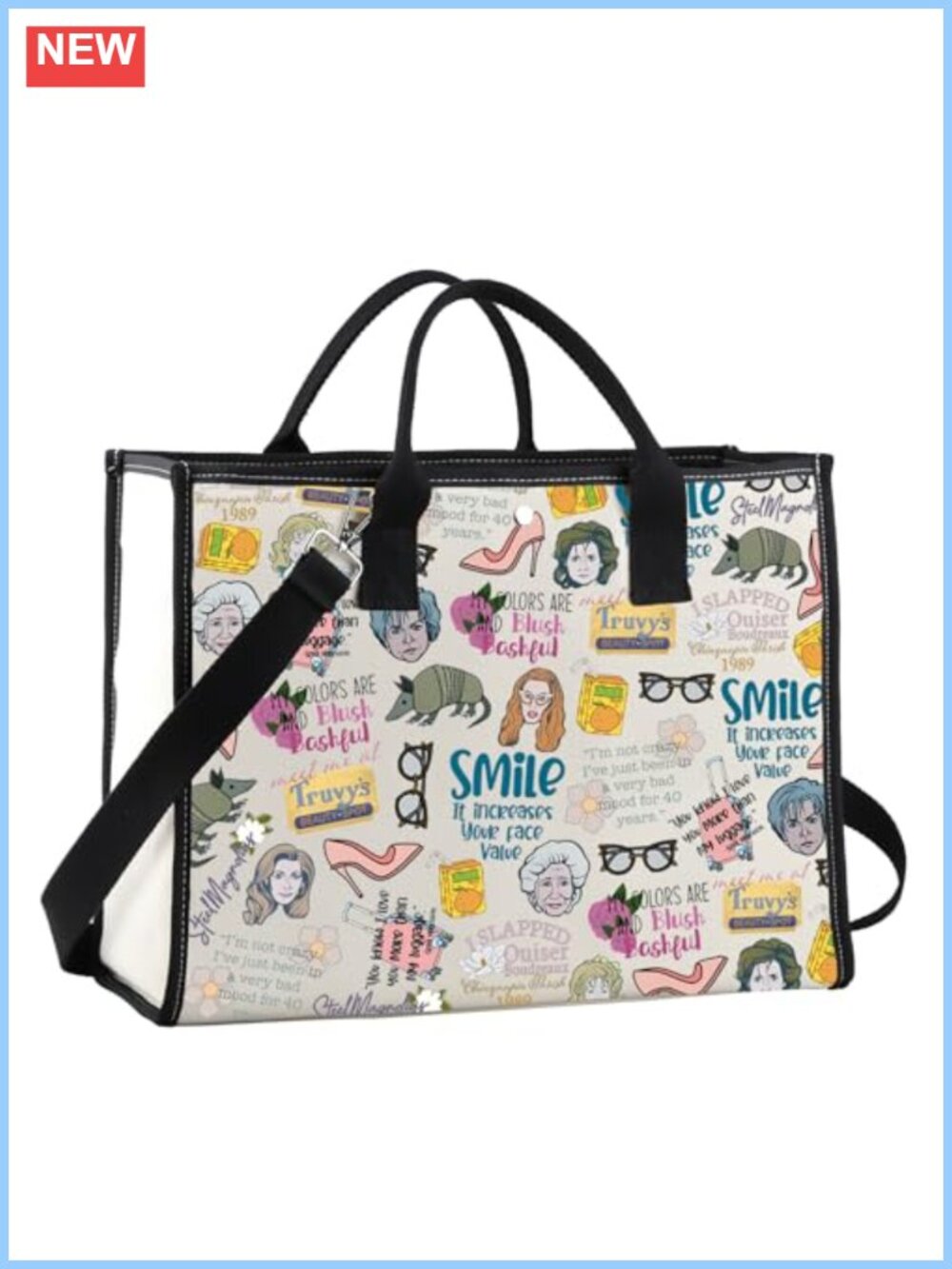 Romance Movie Lover Tote Bag Canvas Shoulder Bag Novelty Gift